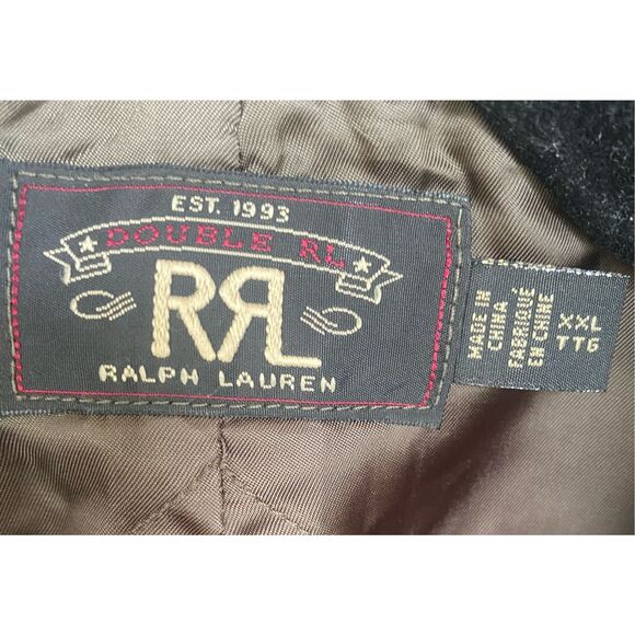 Ralph Lauren Double RL Cotton/Wool Sport Coat XXL 3 Btn Ctr Vent Front Pockets - Picture 7 of 14